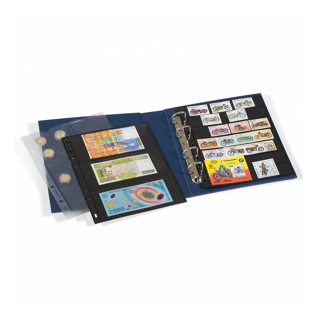 OPTIMA PUR Ringbinder & Slipcase - Blue